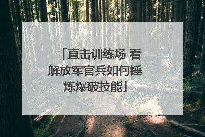 直击训练场 看解放军官兵如何锤炼爆破技能